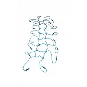 Allforbaby mászóháló 200 x 75 cm kék