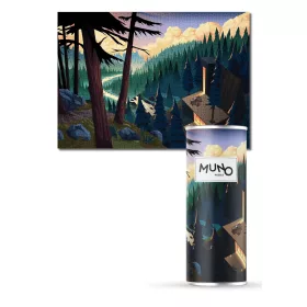    Muno Puzzle 2000 el "Forest Retreat", Michał Adamiec dekoratív cső