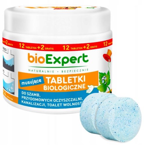  TABLETTA SZEPTIKUS TARTÁLY KEZELÉSÉHEZ bioExpert biológiai pezsgőtabletta x14