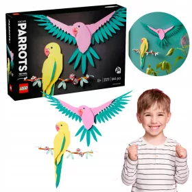    LEGO PARROTS TERÜLETEK EGY ÁGON A FAL 2 KÜLÖNBÖZŐ SZÍNŰ ÁLLATOK GYŰJTEMÉNYÉHEZ