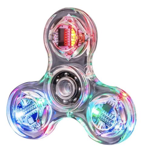  SPINNER LED Glowing Fidget játék pörgető játék