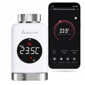   SALCAR TRV801W PRO HEATER TERMOSZTÁT SMART WIFI LCD KIJELZŐ