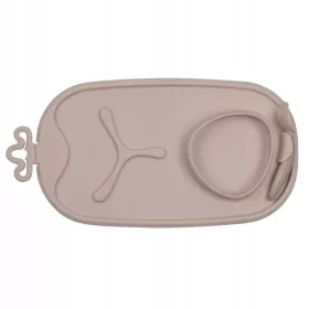    B.box BLW feltekerhető szőnyeg a gyermekek önálló étkezésre tanításához Latte