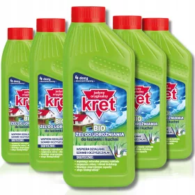    KRET BIO gél csövekhez Haj üledék zsírok Támogatja a szeptikus tartályok működését 6x500g