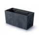  Prosperplast virágcserép 39,5 cm x 18,5 x 19,5 cm átmérő 39,5 cm műanyag szürke és ezüst árnyalatok