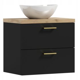    LUNA 50 függesztett fürdőszobai szekrény munkalap mosdókagylóval, színek, LAKÓS