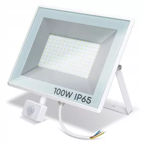    Vékony Aigostar LED-es reflektor, semleges fehér, 10 000 lm, 100 W