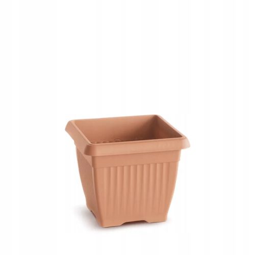  Prosperplast virágcserép 45 cm x 45 x 35 cm műanyag, barna és bézs árnyalatok, narancs árnyalatok