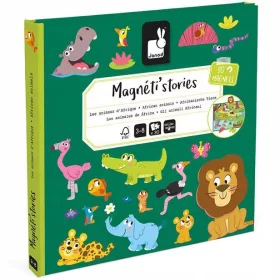    Mágneses puzzle Afrikai állatok Magneti'stories 3+ JANOD