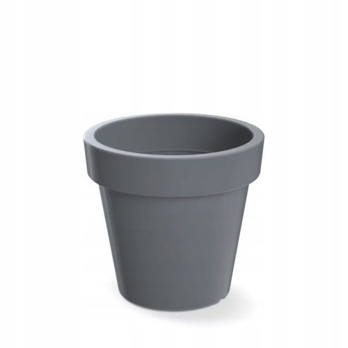 Prosperplast virágcserép 40 cm x 40 x 36 cm átmérő 40 cm műanyag szürke és ezüst árnyalatok