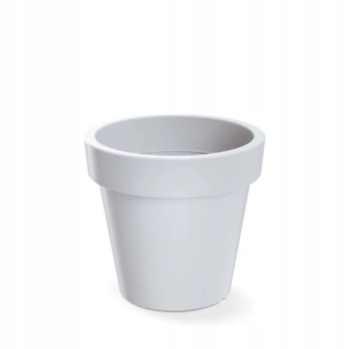  Prosperplast virágcserép 39 cm x 39 x 36,1 cm átmérője 39 cm műanyag fehér