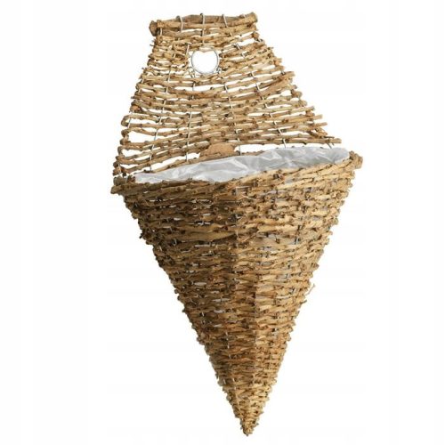  Videx Garden virágcserép 19 cm x 30 x 52 cm fonott barna és bézs árnyalatú