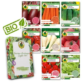    ZÖLDSÉGI MAGOK PNOS KÉSZLET saláta paprika uborka PARADICSOM 8x TASAK