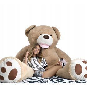    BIG TEDDY BEAR kabalája nagy maci 200 világosbarna #ajándékba