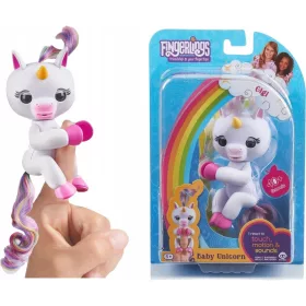    FINGERLINGS – INTERAKTÍV Unicorn FOR FINGER – UNICORN Gigi WowWee fehér