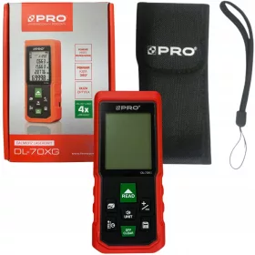 LÉZER TARTOMÁNYKERESŐ ZÖLD SUGÁR 0,05-70 m DL-70XG PRO