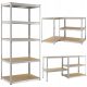  Springos fém raktári polc 180 x 90 x 40 cm max 175 kg polconként