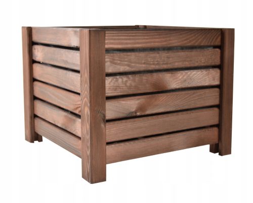  WickerWorks virágcserép 38 cm x 38 x 30 cm fa árnyalatú barna és bézs, többszínű