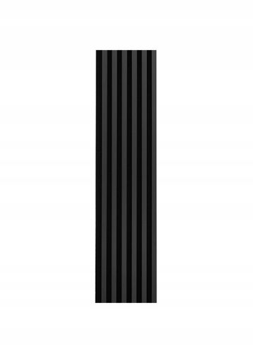 AKUSTIKUS MDF CSÍKOK FIZELEN 30x270cm fekete