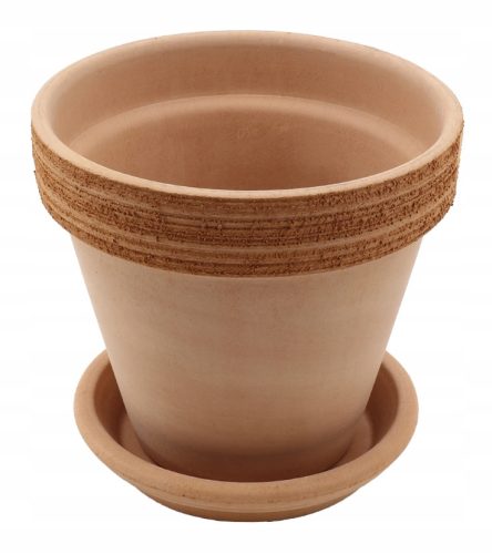  Degrea virágcserép 15 cm x 15 x 14 cm kerámia + Degrea virágcserép 13 cm x 13 x 2 cm átmérőjű 13 cm kerámia