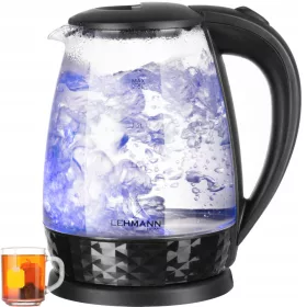    Lehmann Aqua Glass 30 elektromos vízforraló 2200 W 2 l átlátszó
