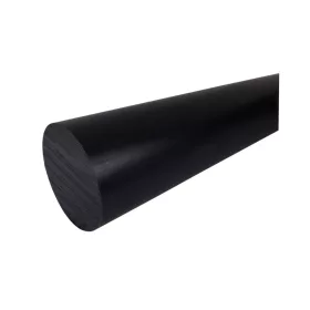   Poliamid rúd, görgő átmérője 230x150mm PA6+MoS2, fekete