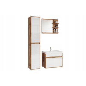 CIPRUS fürdőszobabútor szekrény tükrös mosdó