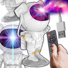    LED éjszakai fény projektor projektor STARS Sky Astronaut gyerekeknek TÁV