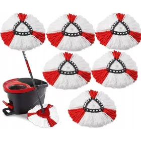   BUDMAR forgatható felmosó betét FORGÓ MOPS 100% MIKROSZÁLAS 36 cm