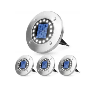  Plug-in napelemes lámpa GHH ezüst 13 cm 4 db.