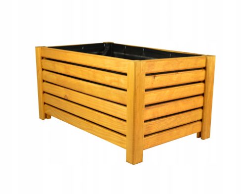  WickerWorks virágcserép 60 cm x 38 x 30 cm fa árnyalatai barna és bézs, sárga és arany árnyalatai, többszínű