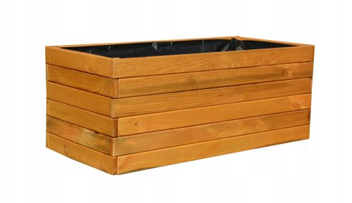  WickerWorks virágcserép 80 cm x 38 x 33 cm fa árnyalatai barna és bézs, sárga és arany árnyalatai, többszínű