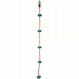 4iQ vastag mászókötél fogantyúkkal 2 m zöld