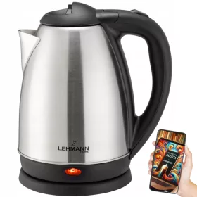    Lehmann Steel 2200 W elektromos vízforraló 1,8 l ezüst/szürke