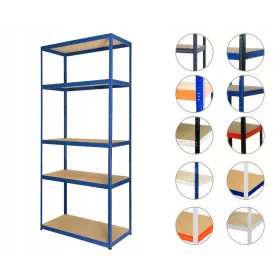 Fém raktári polc 213 x 100 x 40 cm