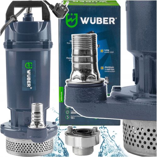  Búvárszivattyú Wuber 2100 W 15.000 l/h
