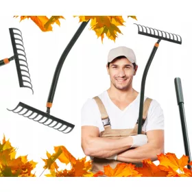  Fiskars fém gereblye 30 x 160 cm