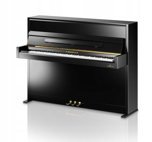 C. Bechstein A2 zongora, fekete fényű