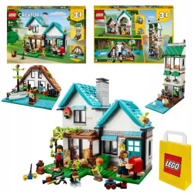   LEGO Creator 3 az 1-ben 31139 Cozy House + papírzacskó LEGO 6315786 sárga 24x8x18 cm