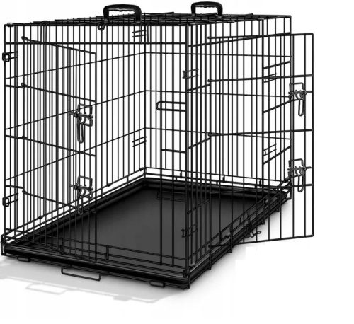  Porszórt acél ketrec CATLINK nagy kutya 71 x 106 x 81 cm
