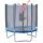 EcoKidWood trambulin hálóval 180 cm FT 6 (180-183 cm) + EcoKidWood klasszikus matricák 1 db.