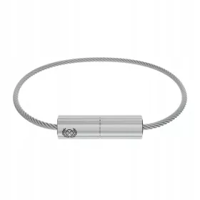    Férfi karkötő "kábel" - titán + sebészeti acél