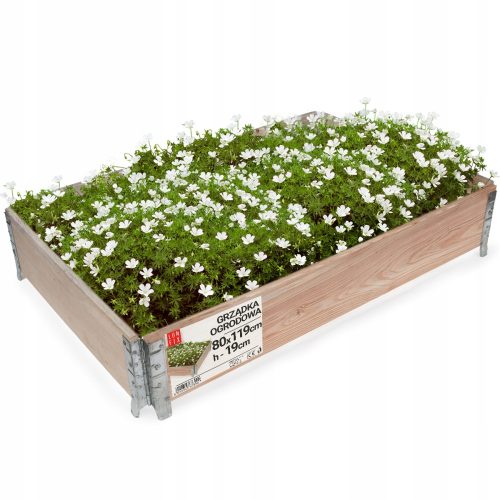  Lun Fix virágcserép 119 cm x 80 x 20 cm, fa, barna és bézs árnyalatok
