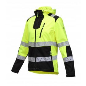   Fényvisszaverő Softshell Work BoSafety Atlas Hi-Vis figyelmeztető póló