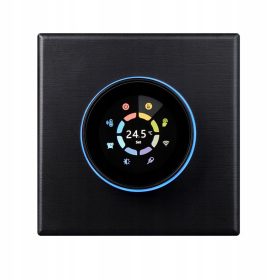    Termosztát gombbal MOES WiFi TUYA DAL Gáz és víz bojler 5A fekete