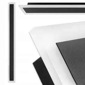    Masterled fekete kerti fali lámpa, beépített 38 W-os LED forrás