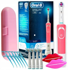    Oral-B Vitality 100 Cross Action Pink 3710 Elektromos fogkefe rózsaszín