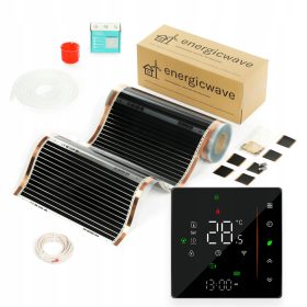    Infra fűtőfólia, fűtőszőnyeg, elektromos fűtés 220W/m2