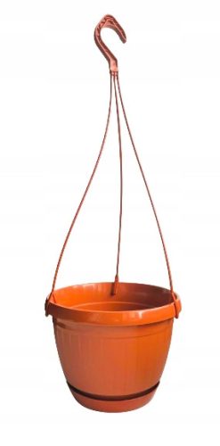  DESCH virágcserép 60 cm x 21 x 14,5 cm átmérője 21 cm műanyag terrakotta
