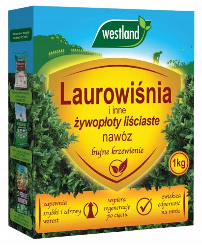  Műtrágya cseresznye babérhoz és sövényekhez Westland granulátum 1 kg